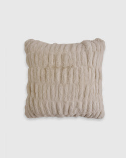 Textured Faux Fur Pillow Cover