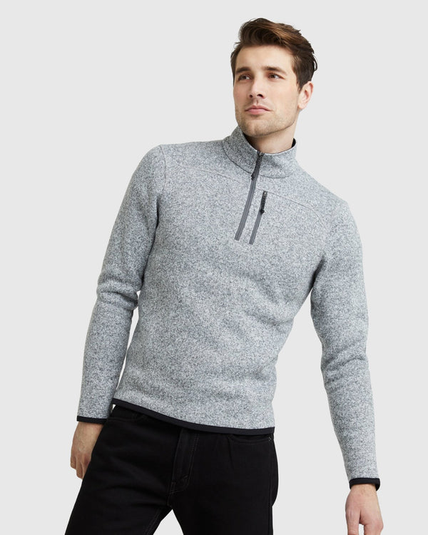 Quarter Zip Sweater Fleece Jacket