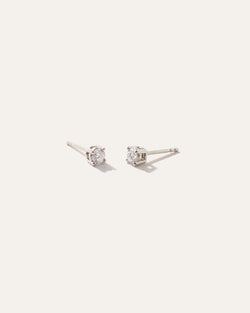 14K Classic Round Studs 0.28 Carat