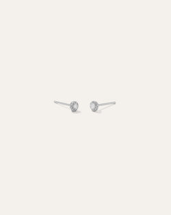 14K Gold Diamond Halo Studs