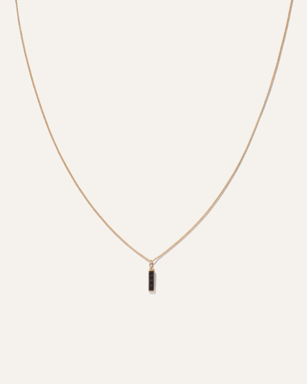 Vertical Bar Pendant Necklace