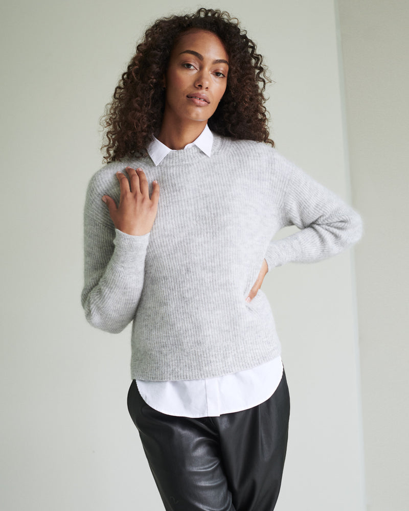 Baby Alpaca-Wool Crew