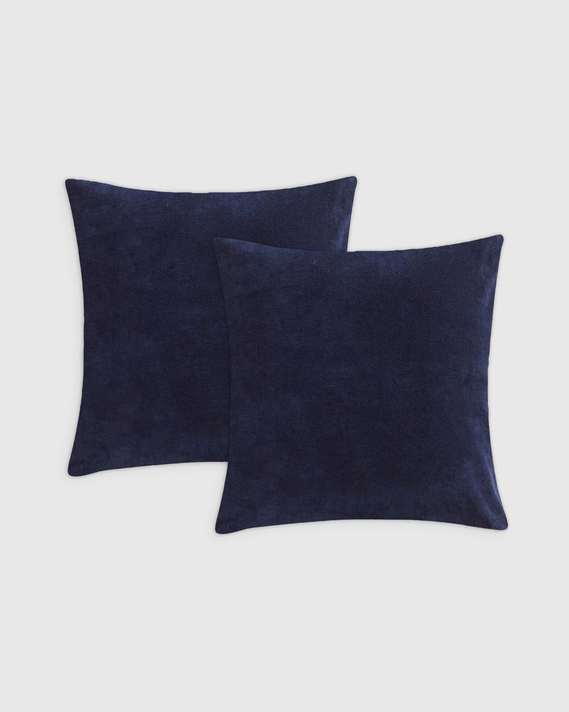 Washed Velvet Pillow Cover - Set of 2