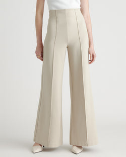 Ultra-Stretch Ponte Super Wide Leg Pant - Petite (30" inseam)