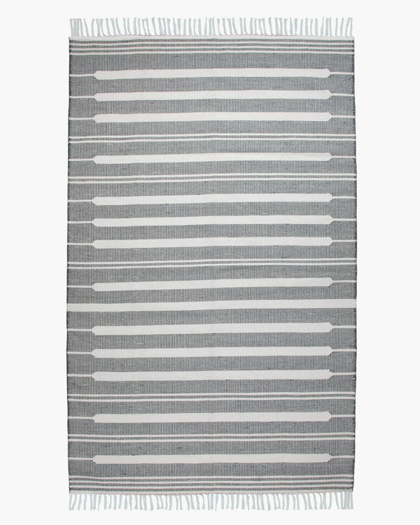 Beck Stripe Wool Kilim Rug