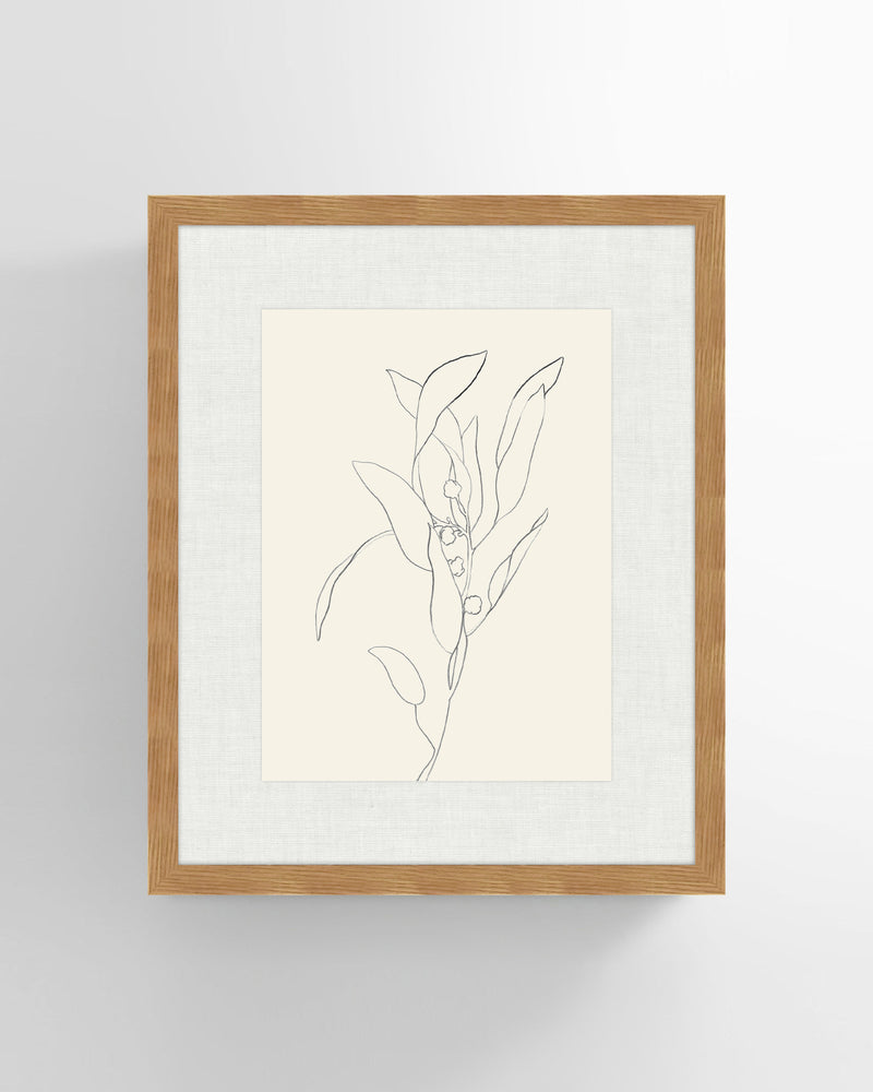 Sprig No. 2 Drawing Wall Art