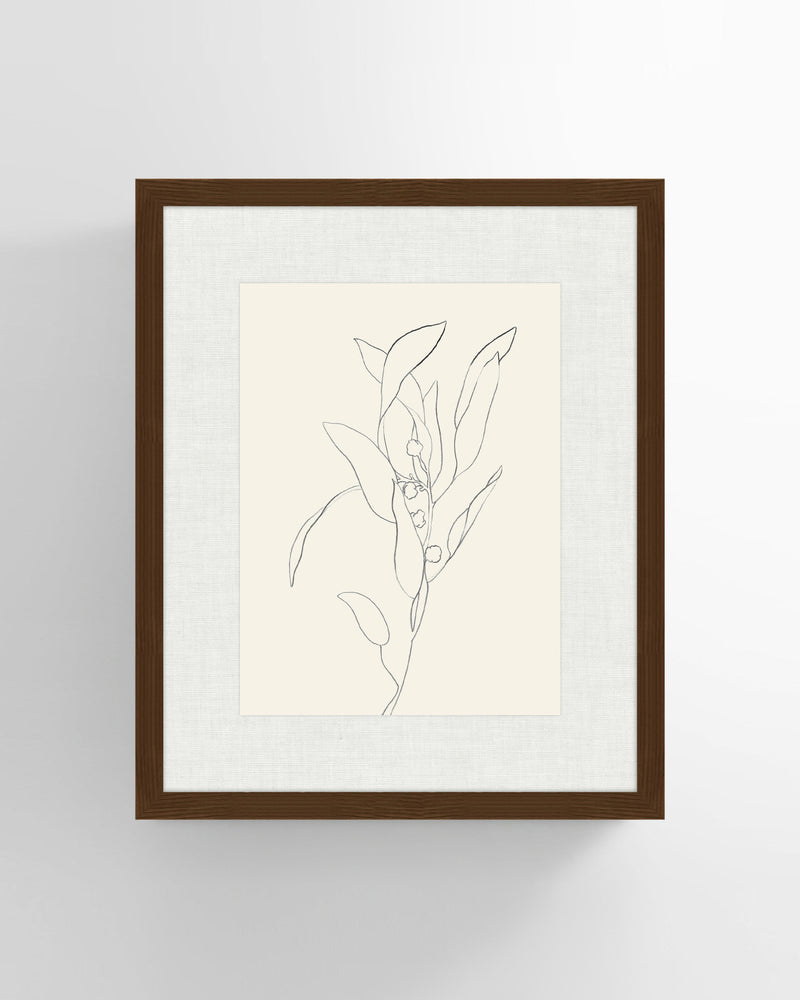 Sprig No. 2 Drawing Wall Art