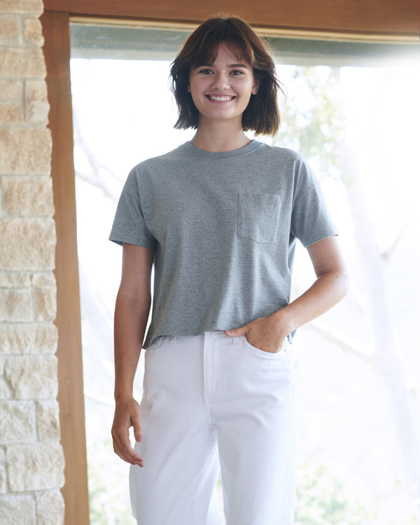 Vintage Wash Boxy Pocket Tee