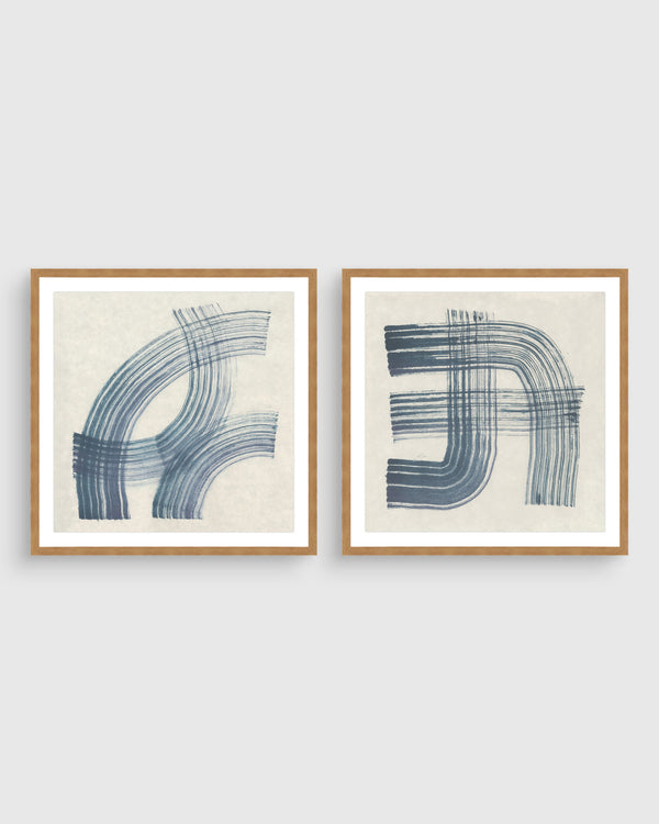 Argust Brush Stroke Duo Wall Art