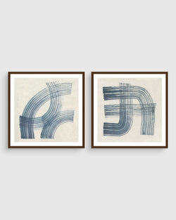 Argust Brush Stroke Duo Wall Art