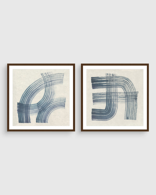 Argust Brush Stroke Duo Wall Art