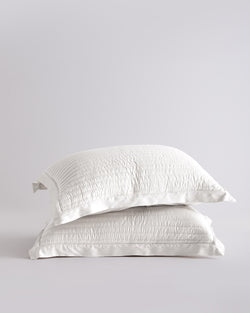 Bamboo Channel Quilted Sham Set