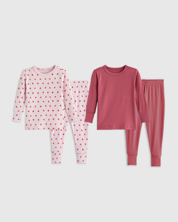 Bamboo Tight Fit Sleep 2-Pack - Baby Girl