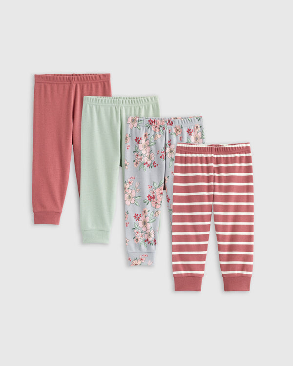 100% Organic Cotton Pants 4-Pack