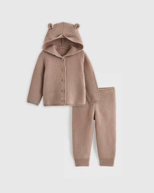 100% Organic Cotton Sweater Set  - Baby Gender Neutral
