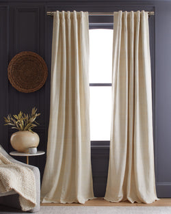 Raw Silk Blackout Curtain