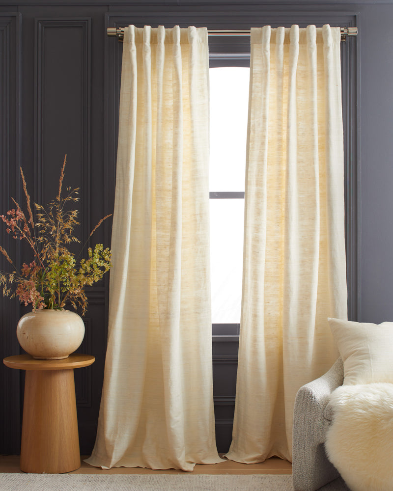 Raw Silk Curtain