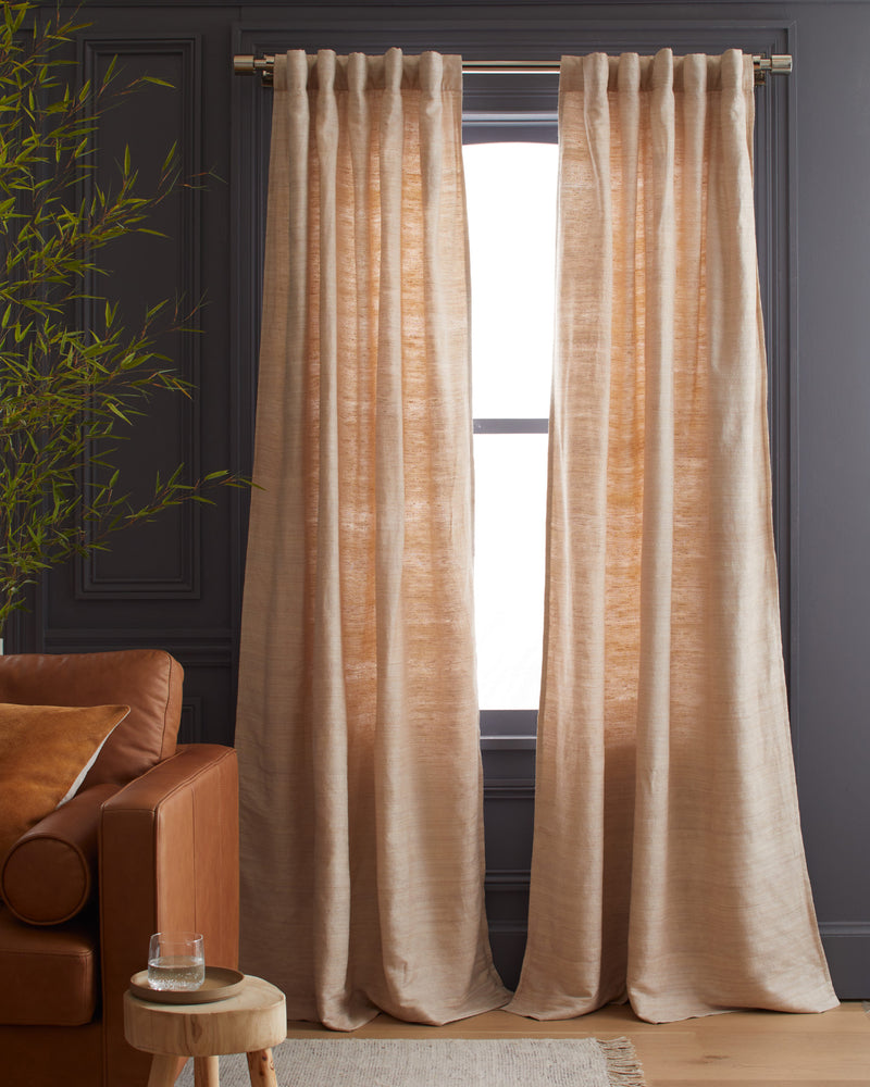 Raw Silk Curtain