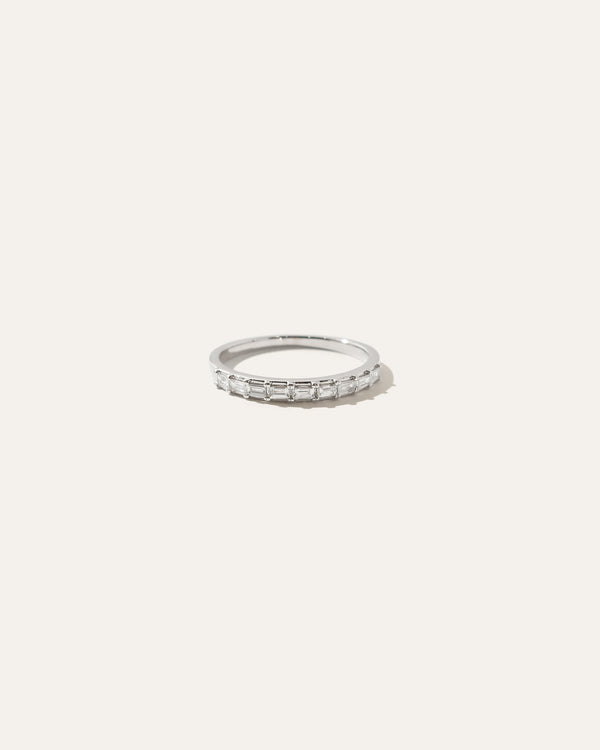 14K Gold Baguette Diamond Band