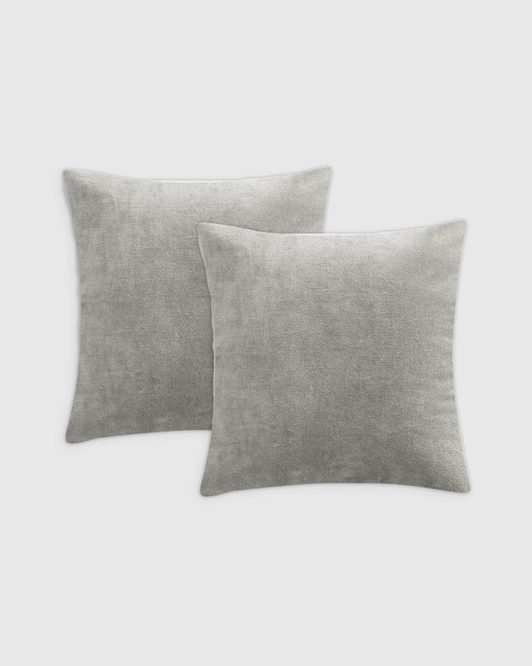 Washed Velvet Pillow Cover - Set of 2