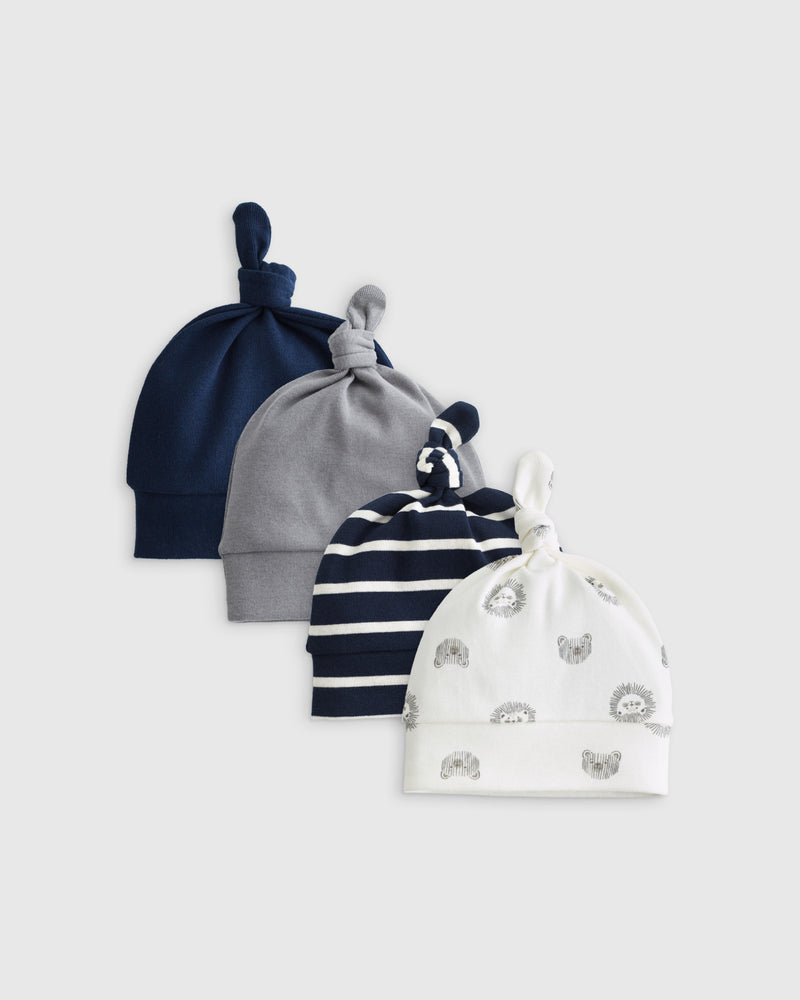 100% Organic Cotton Hat 4-Pack