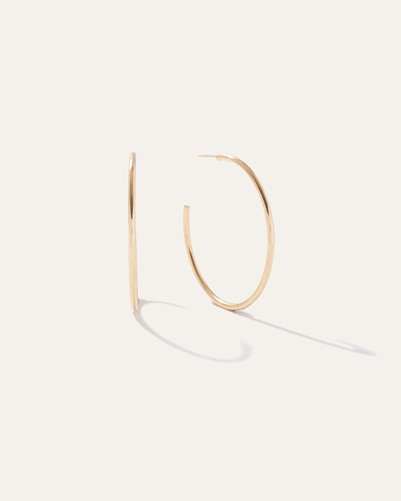 14K Gold Barcelona 45MM Hoops