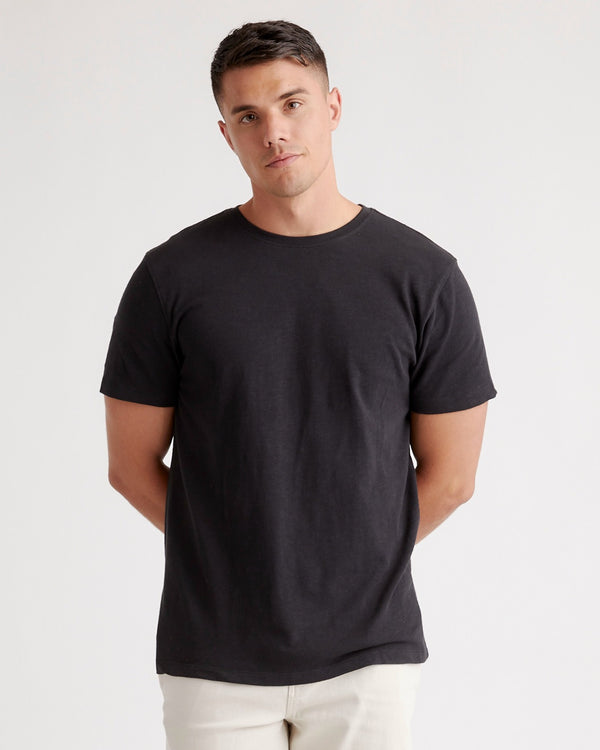 100% Organic Cotton Slub Crewneck Tee