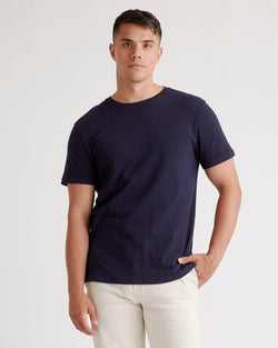 100% Organic Cotton Slub Crewneck Tee