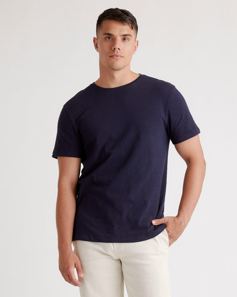 100% Organic Cotton Slub Crewneck Tee