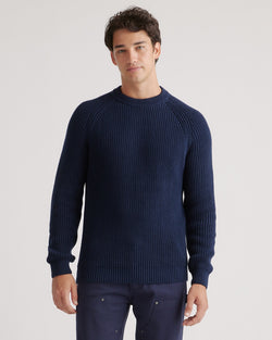 100% Organic Cotton Fisherman Crew Sweater