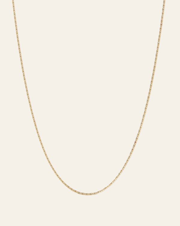 14K Gold Petite Valentino Chain Necklace