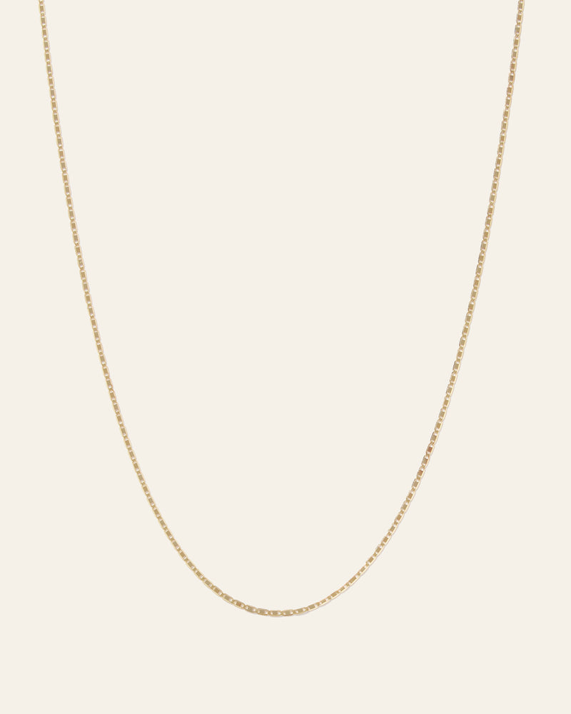 14K Gold Petite Valentino Chain Necklace