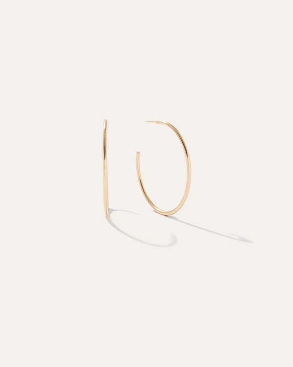 14K Gold Barcelona 30MM Hoops