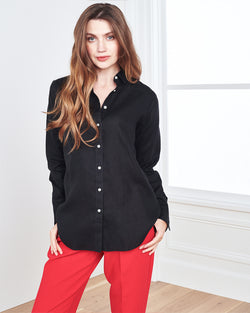 Automation 100% European Linen Long Sleeve Shirt