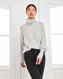 Baby Alpaca-Wool Turtleneck