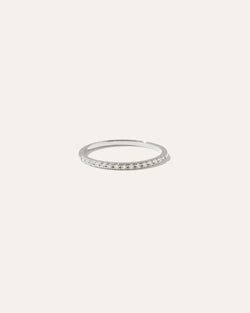 14K Gold Diamond Wedding Band
