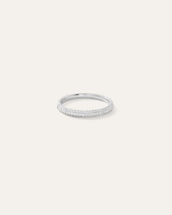 14K Gold Diamond Micro Pave Band