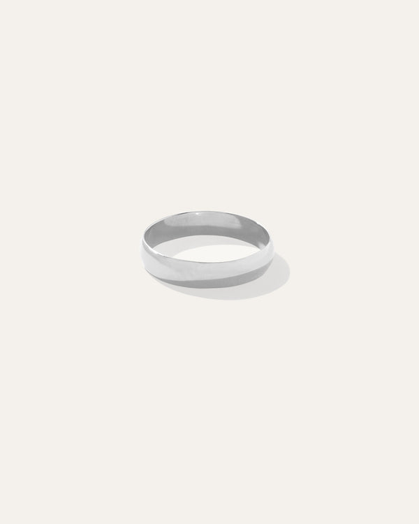 14K Gold 4MM Dome Band