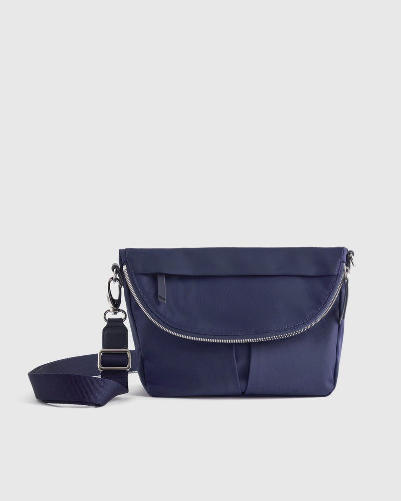 Revive Nylon Foldover Crossbody