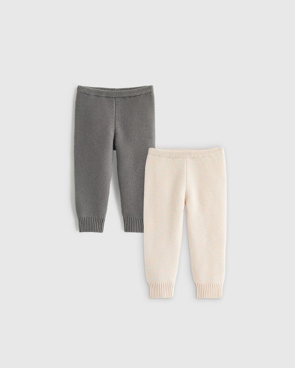 100% Organic Cotton Sweater Pant 2-Pack