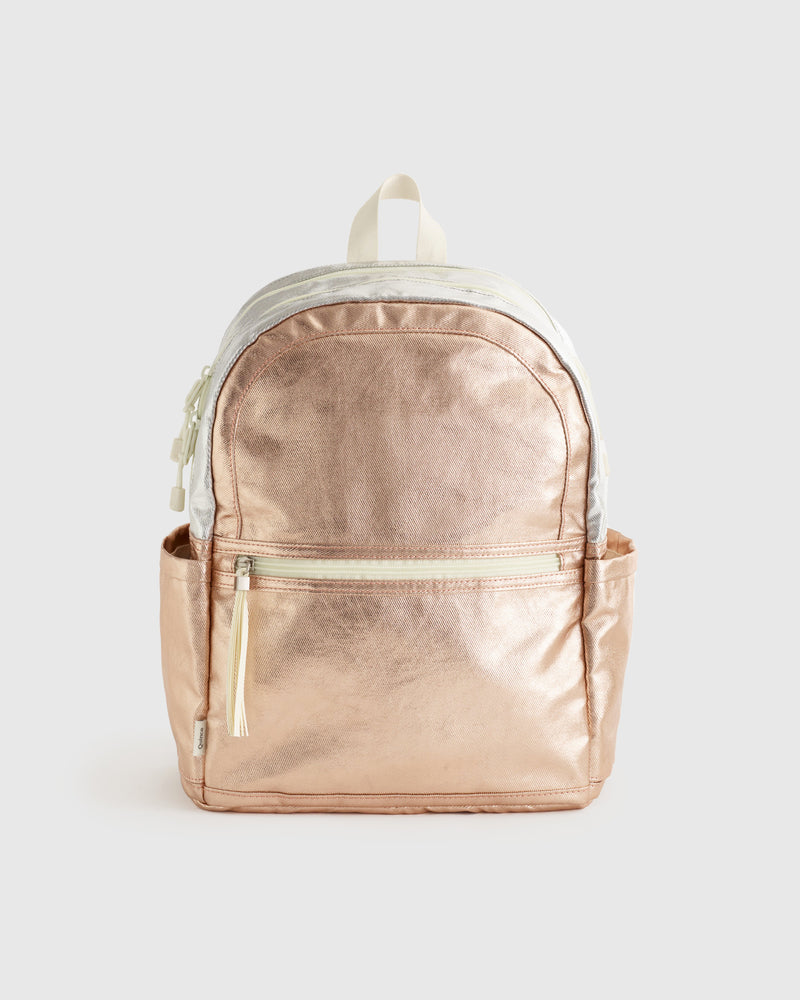 Recycled Double Pocket Backpack - Medium