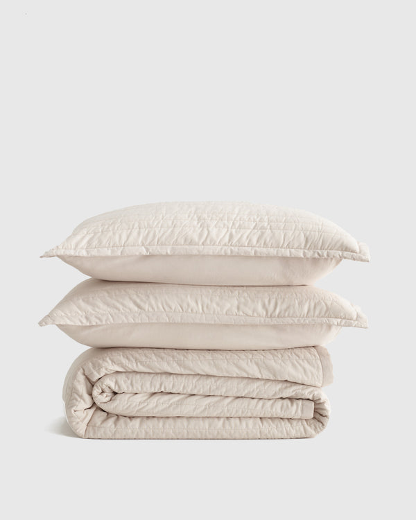 100% Organic Cotton Quilt Set