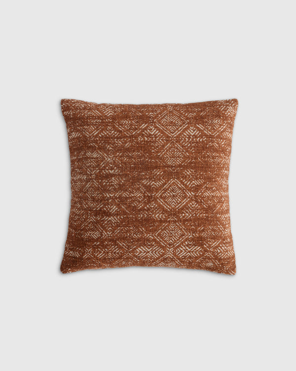 Printed Linen Geo Pillow Cover