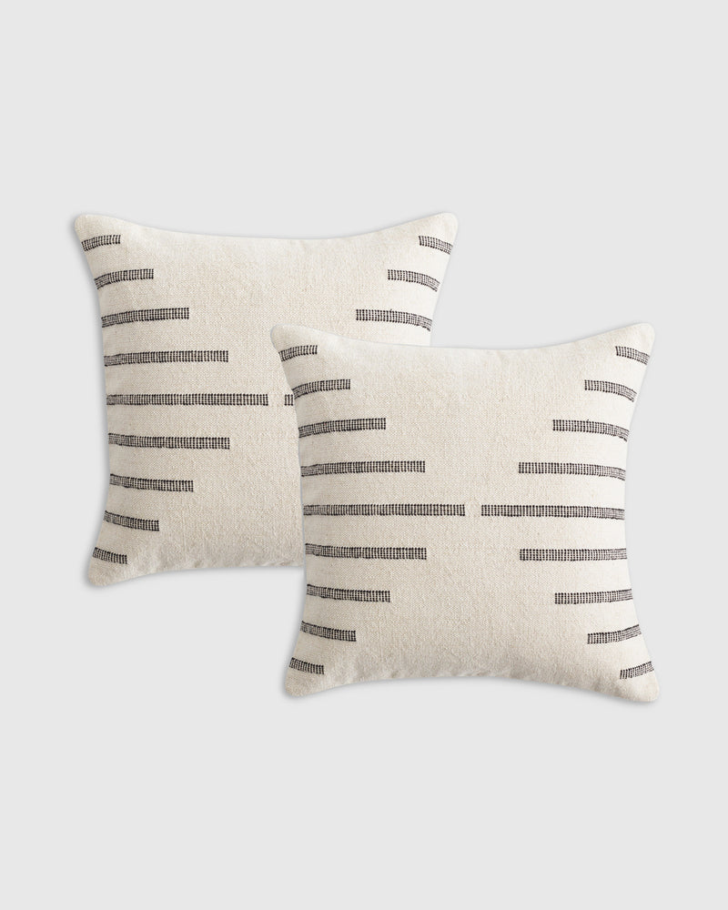 Bold stripe pillow cover - Set of 2