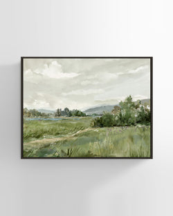 Valley Landscape Wall Art