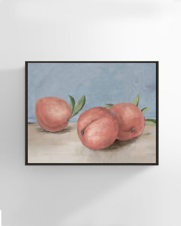 Ripe Peaches Still Life Wall Art