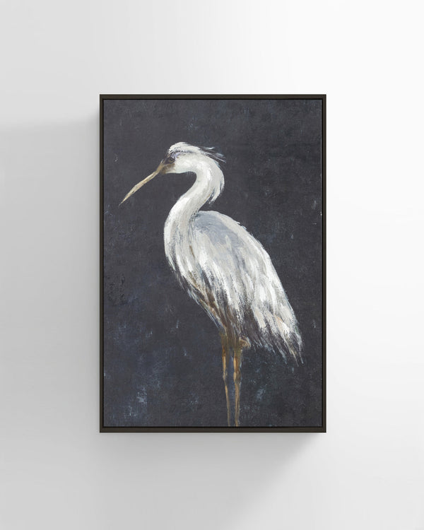 Posed Crane Sketch Wall Art