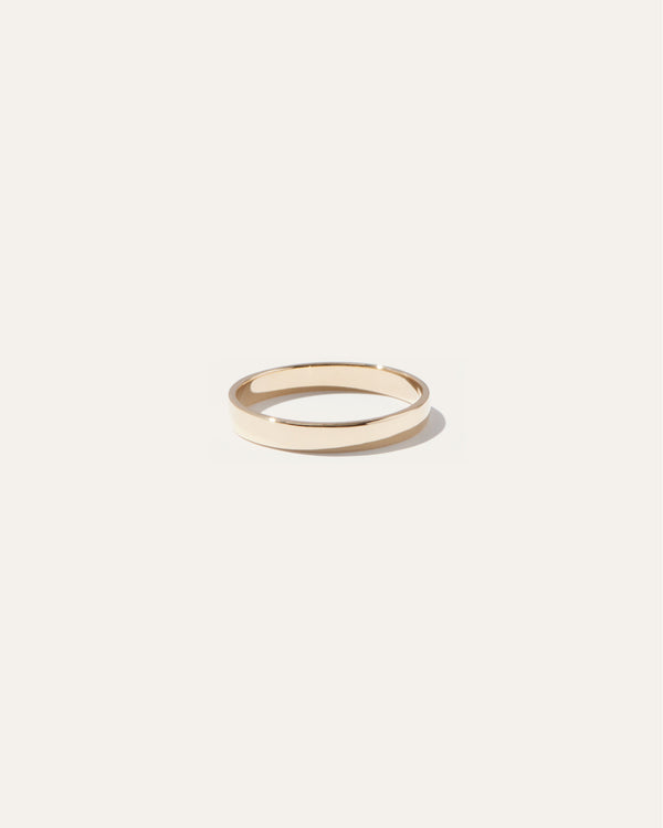 14k Gold Bold Stacker Ring