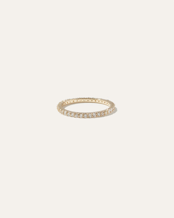 14K Gold Diamond Eternity Ring