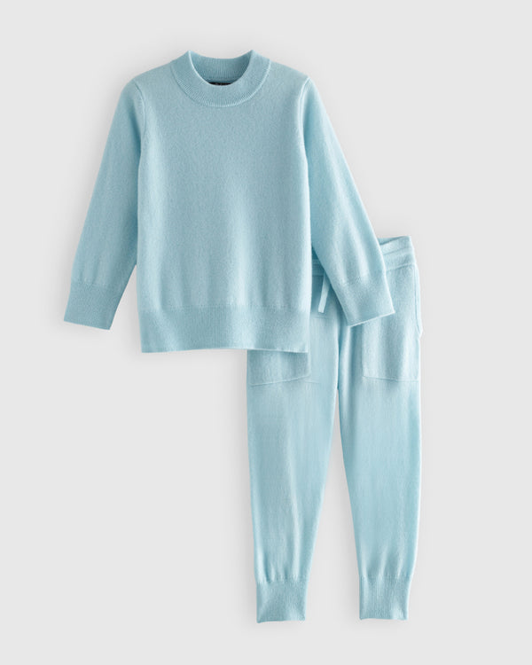 Washable Cashmere Crewneck & Jogger Bundle